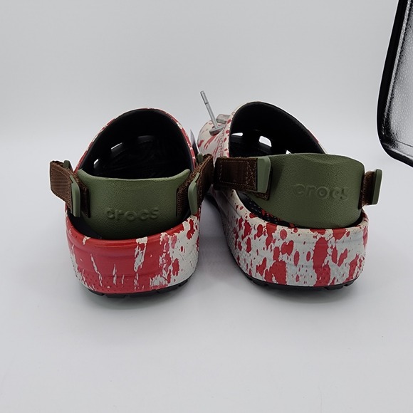 CROCS Friday The 13th Classic Clogs Mens Size 10 Jason Vorhees Movie NEW in Box - Picture 7 of 13